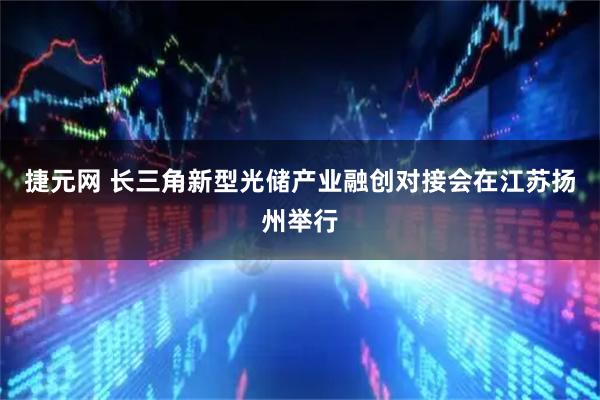 捷元网 长三角新型光储产业融创对接会在江苏扬州举行