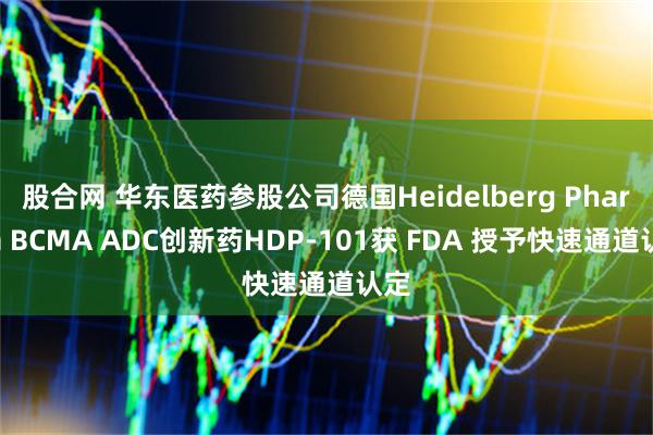 股合网 华东医药参股公司德国Heidelberg Pharma BCMA ADC创新药HDP-101获 FDA 授予快速通道认定